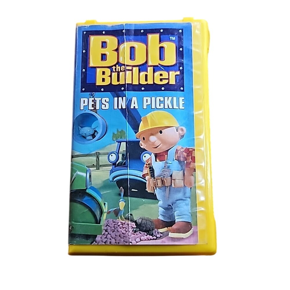 Bob the Builder VHS Pets in a Pickle Rare‎ Clamshell Case #vintage #nostalgia